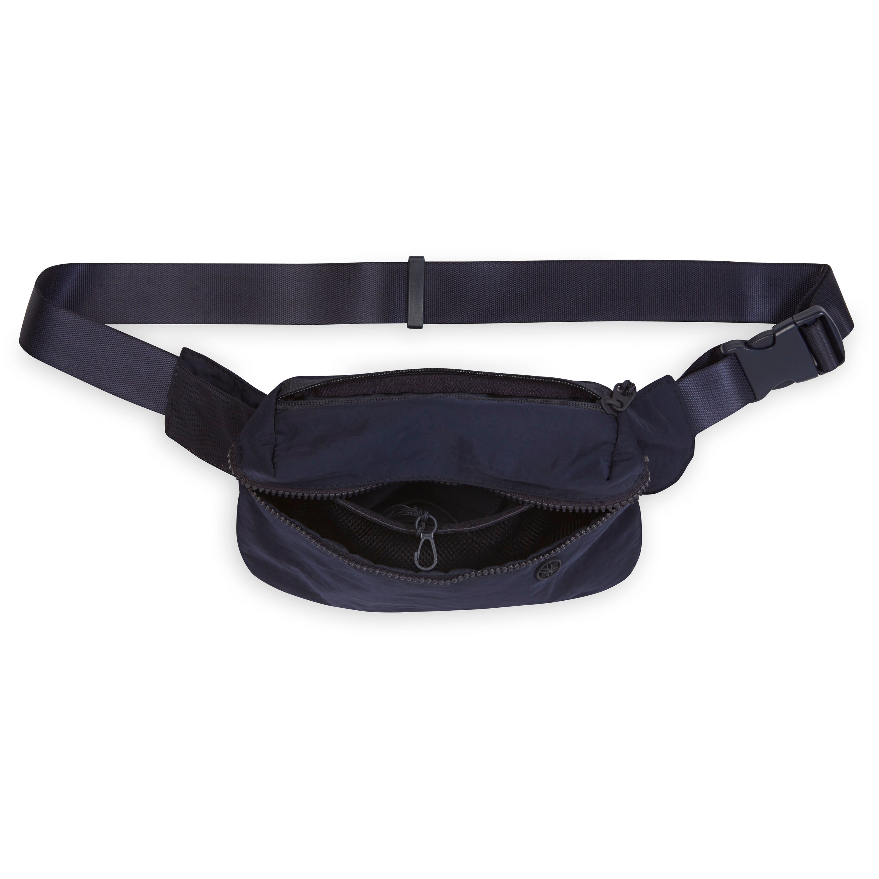 Gaiam Be Free Waist Pack Marine Layer interior
