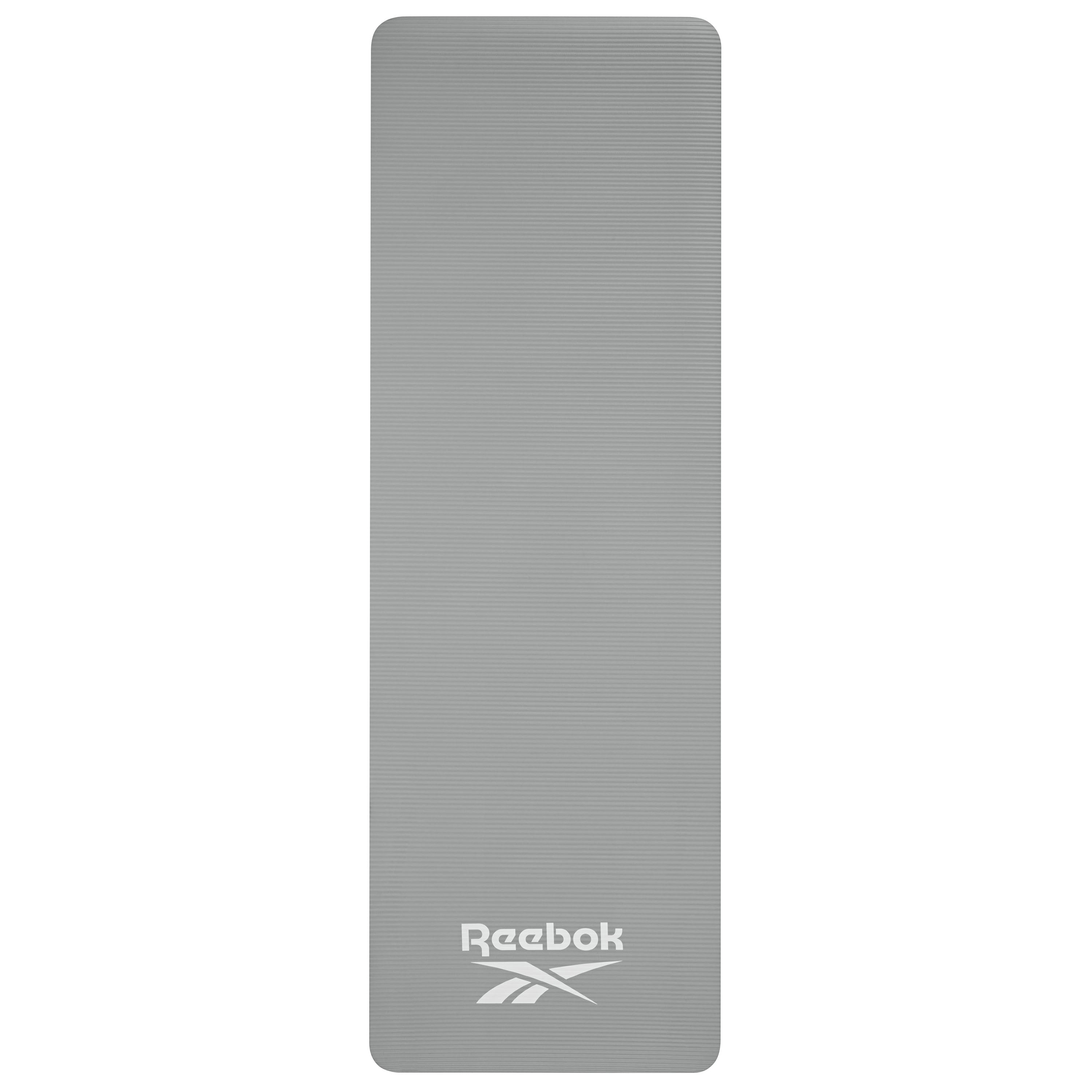 Reebok 10mm Fitness Mat Grey flat