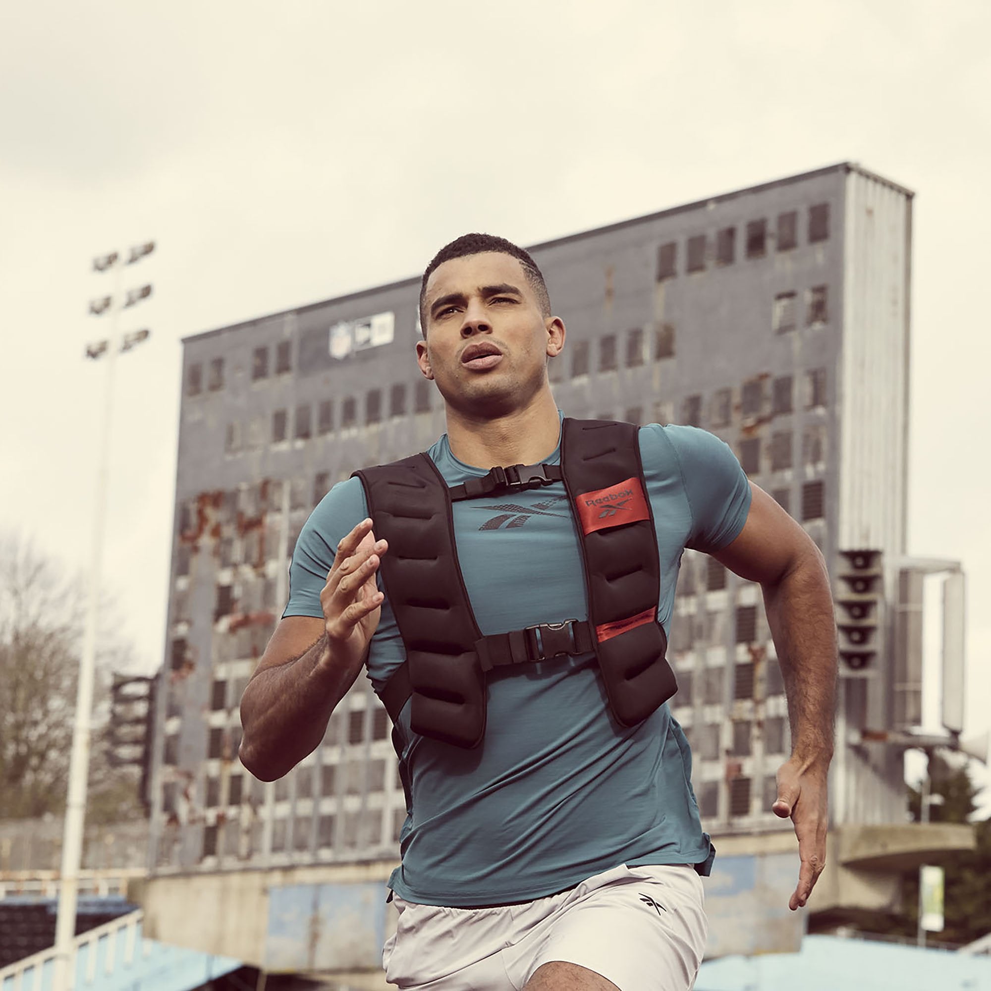 Reebok Strength Series Weight Vest front on man running